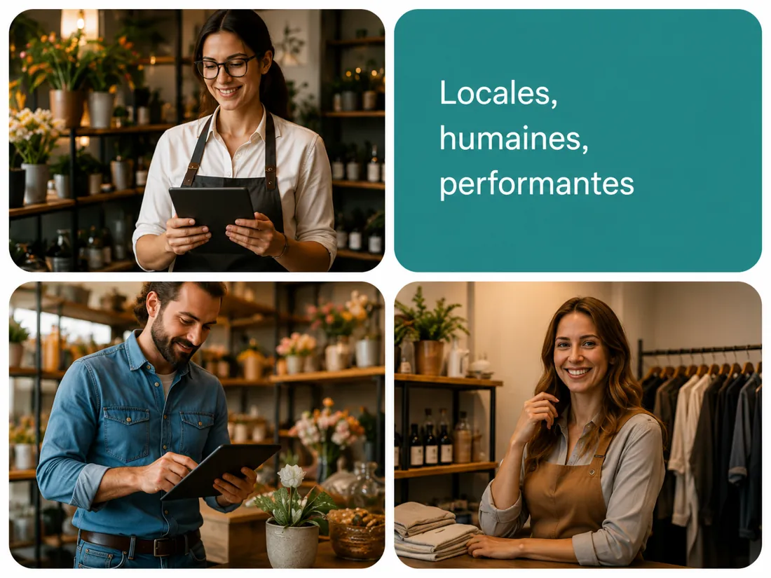 Des commercants locaux, une relation humaine et performante